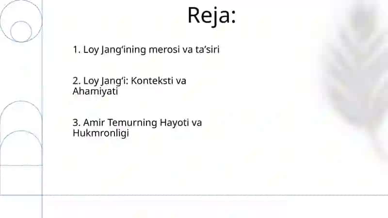Amir Temur "Loy jangi" 2