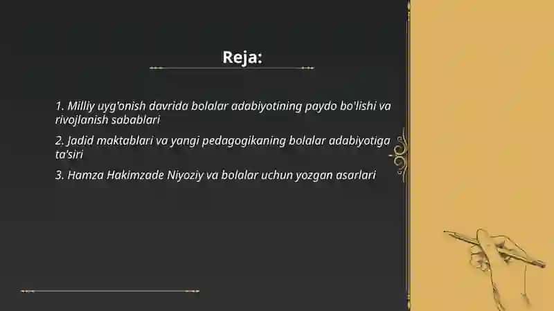 Milliy uyg'onish davri o'zbek bolalar adabiyoti 2