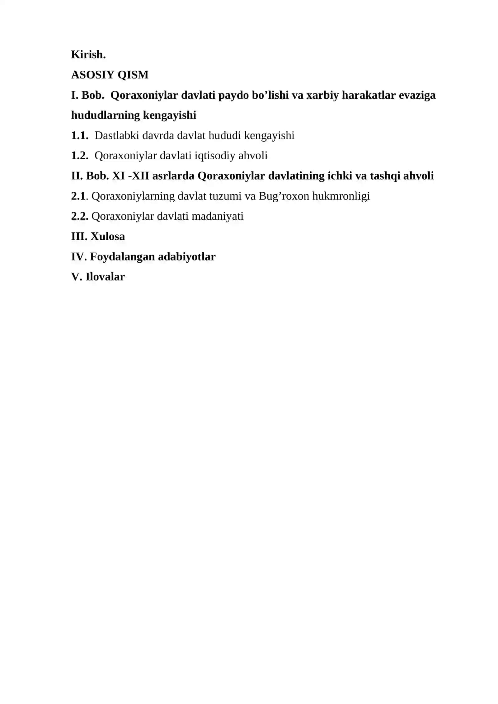 Qoraxoniylar davlatining barpo etilishi 2