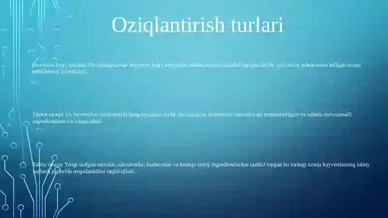 Oziqlantirish 2