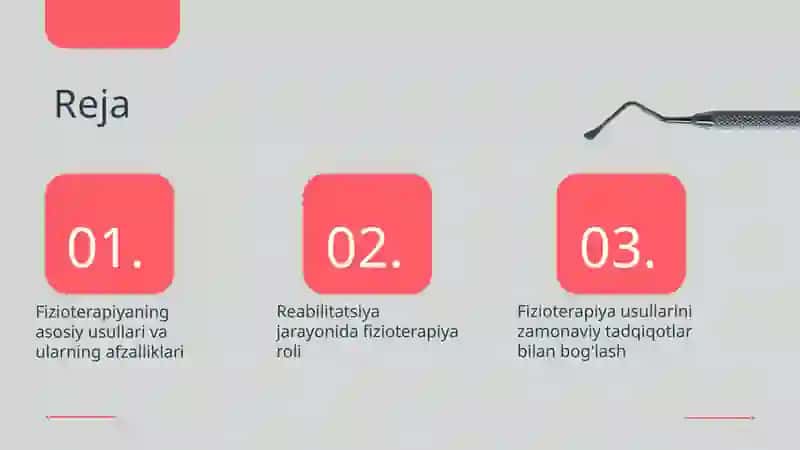 Fizioterapevtik davolash usullari 2