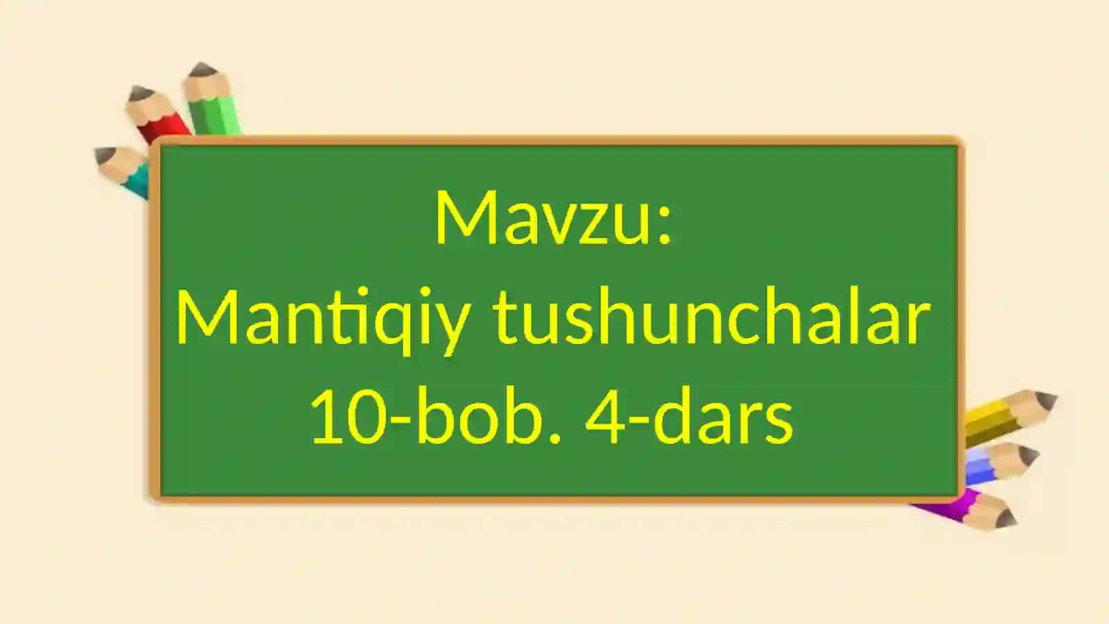 1-sinf Matematika Mantiqiy Tushunchalar 2