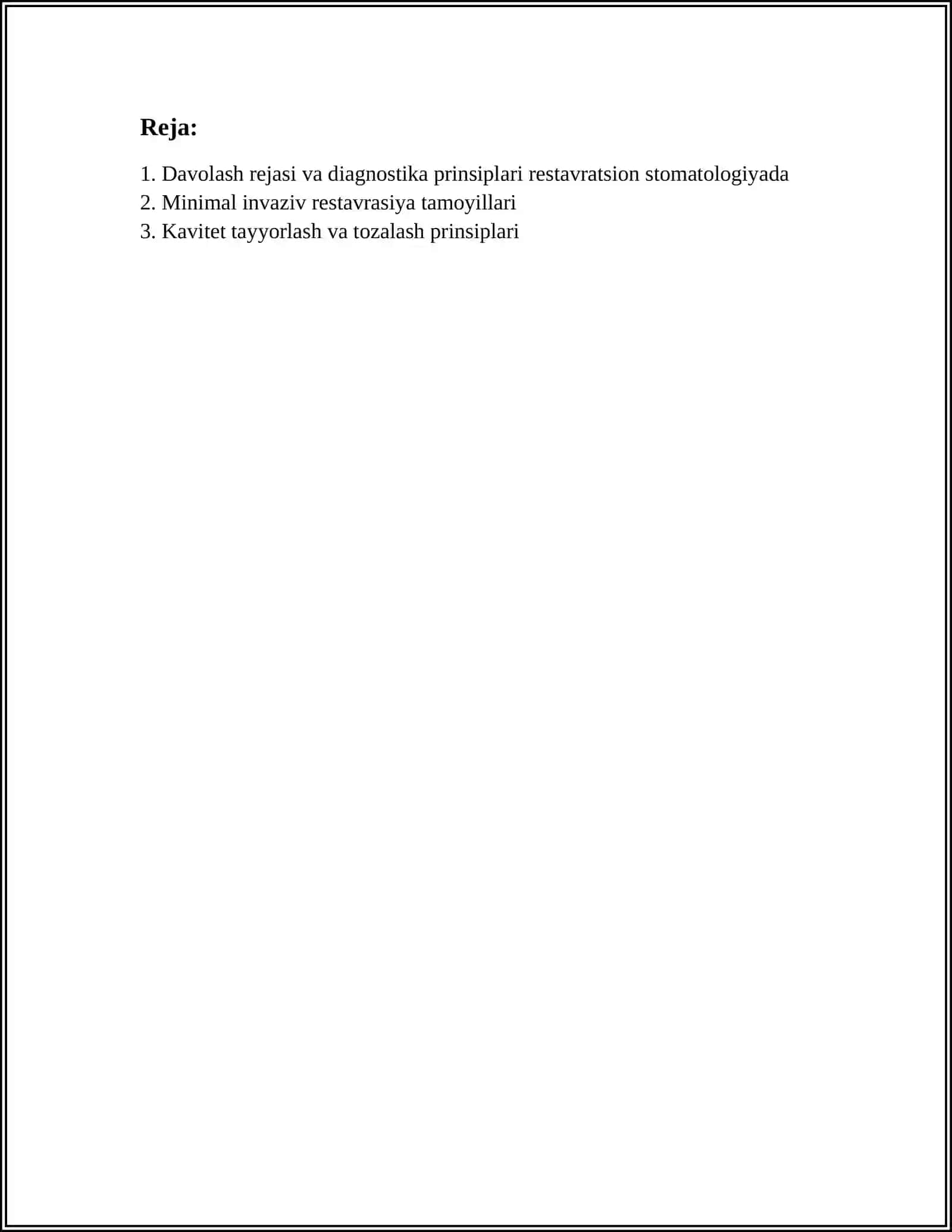 KLINIK RESTAVRATSION STOMATOLOGIYANING ASOSIY PRINSIPLARI 2