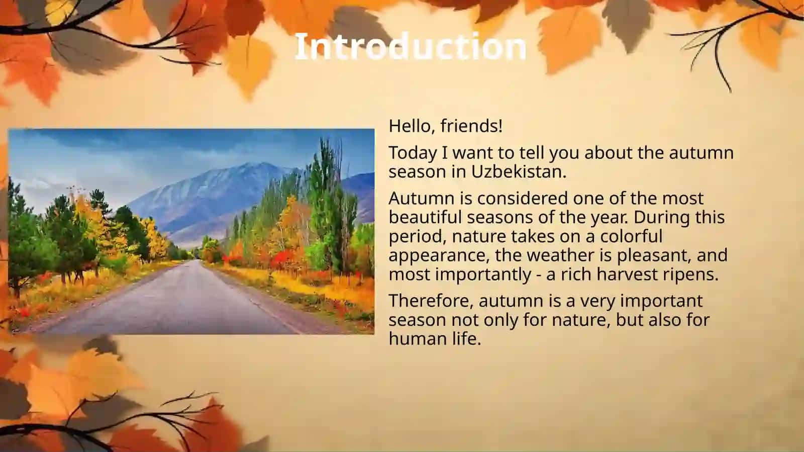 Autumn in uzbekistan 2