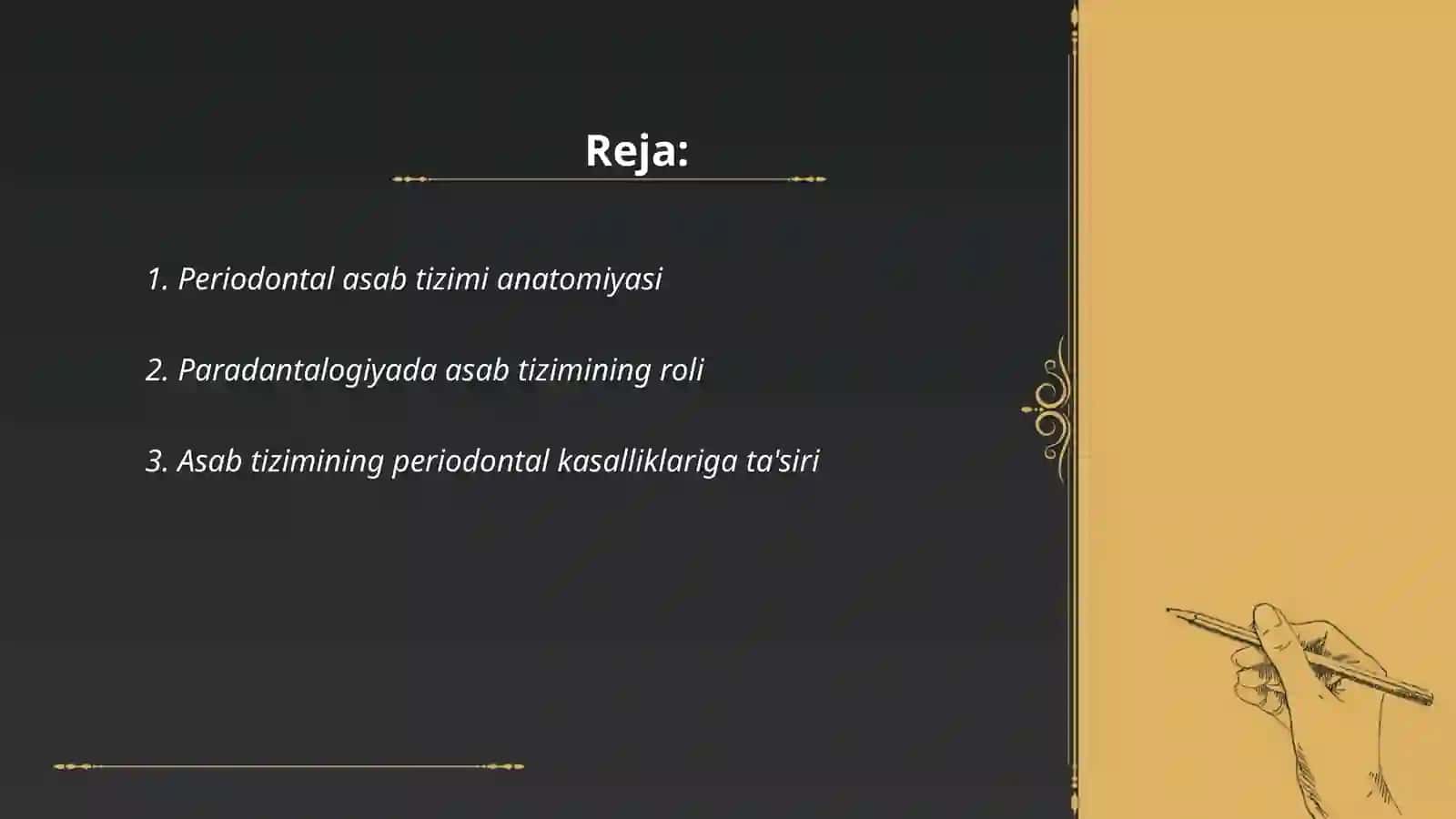 Paradantalogiyada asab tizimi kasalliklari 2