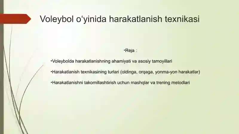 Voleybolo‘yinidaharakatlanishtexnikasi 2