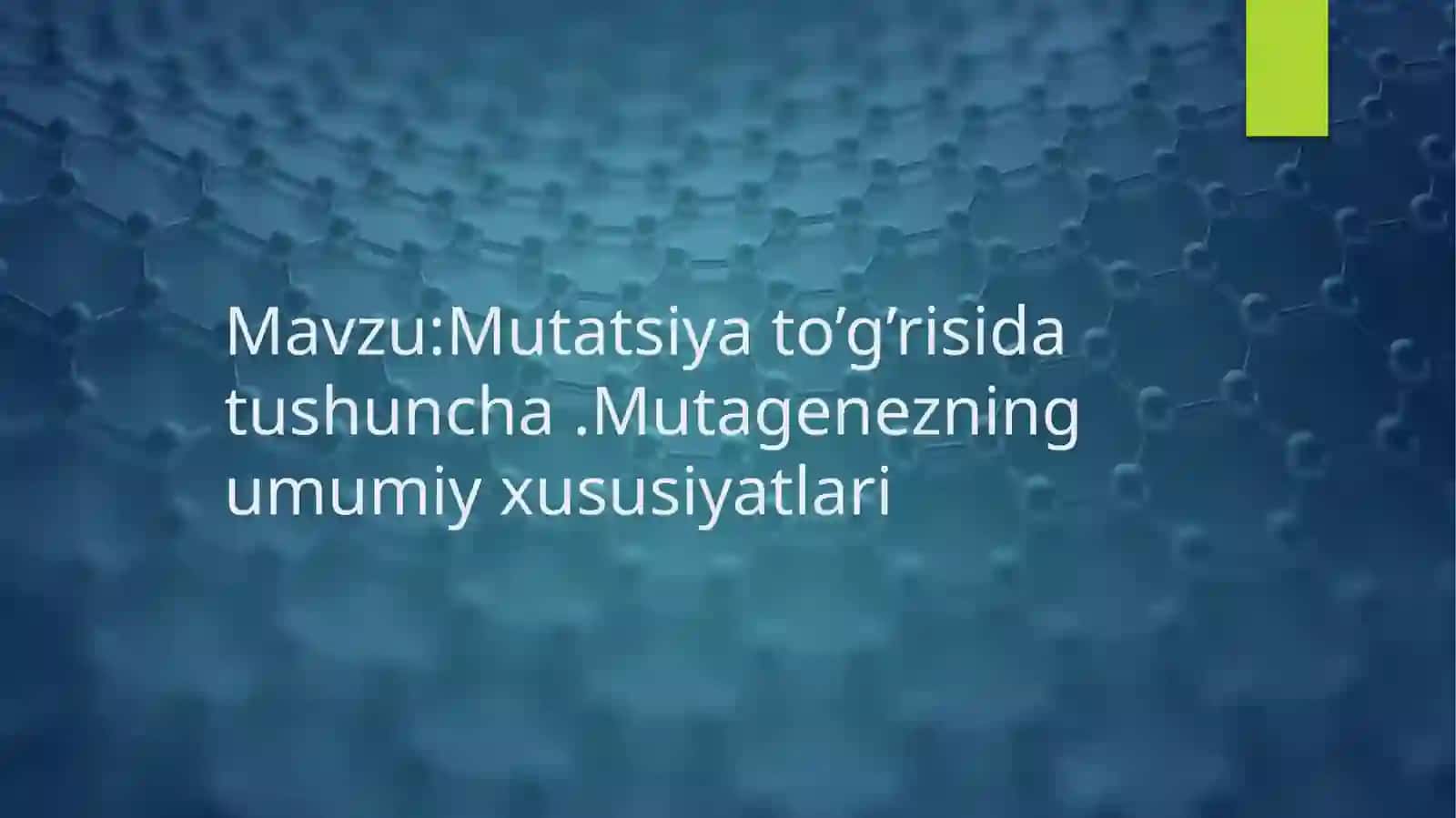 Genetika va biotexnologiya fan ta'limi 2