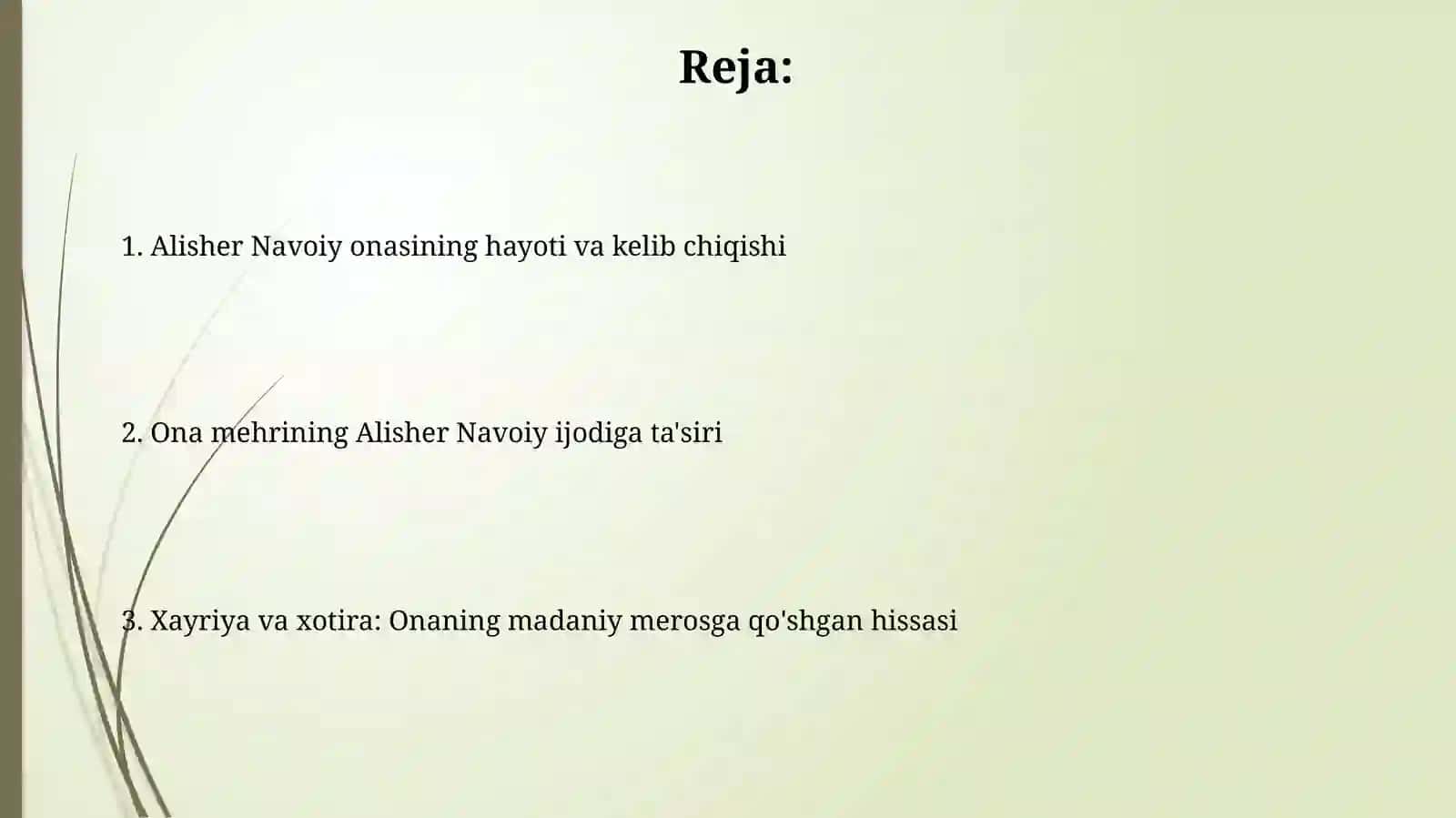 Alisher Navoiyning onasi 2