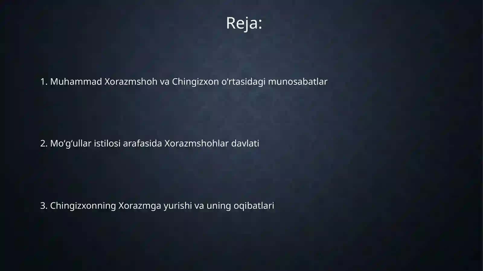 MuhammadXorazmshohvaChingizxonmunosabatlari 2