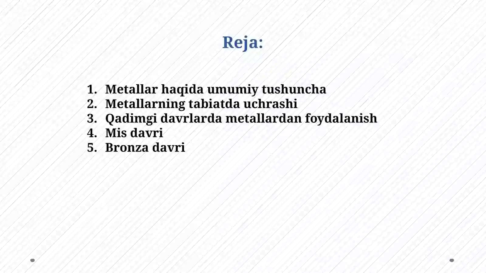 METALLARNING PAYDO BO’LISHI TARIXI VA HOZIRGI KUNDAGI OLINISH TEXNOLOGIYASI 2