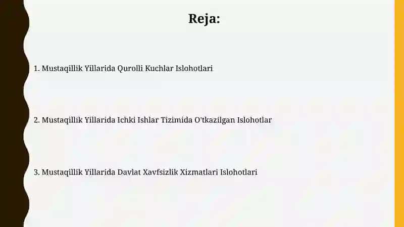 Mustaqillik Yillarida Qurolli Kuchlar Islohotlari 2