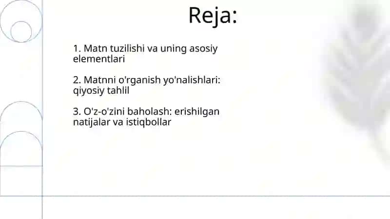 Matn tuzilishi va uning asosiy elementlari 2