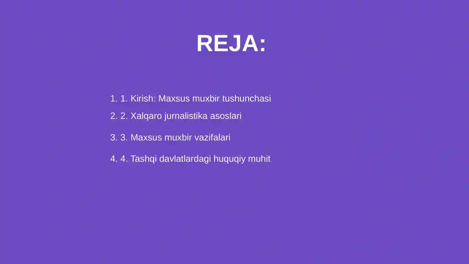 Xorijdagi maxsus muxbir faoliyatining huquqiy asoslari 2
