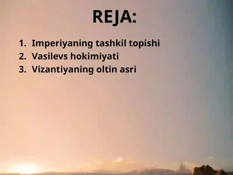 Vizantiya Davlati 2