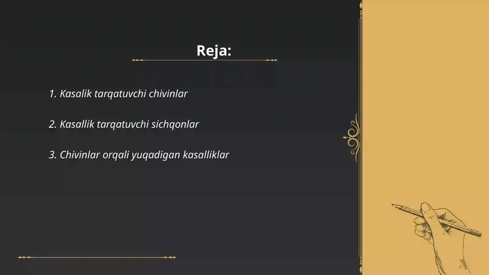 Kasalik tarqatuvchi hasharotlar 2