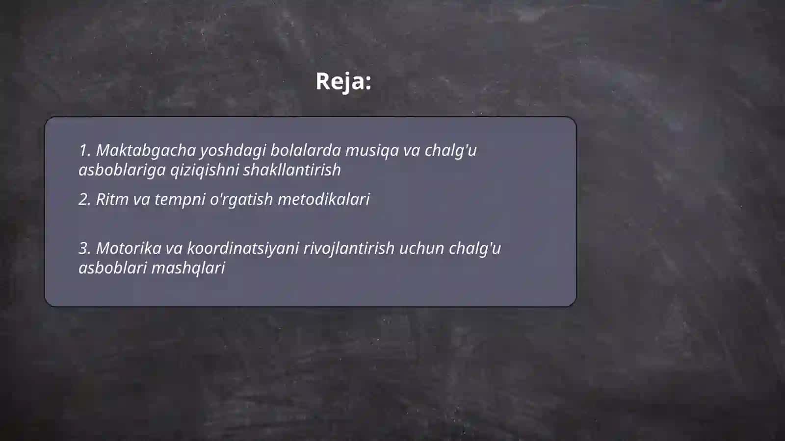 Maktabgacha ta'limda bolalar chalg'u asboblarida chalishni o'rganish 2