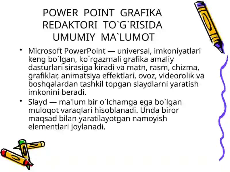 TARIX TA'LIMIDA ELEKTRON TAQDIMOT AXAMYATI 2