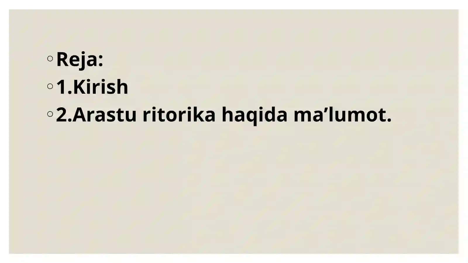 Arastuning ritorika haqidagi ta'limoti 2