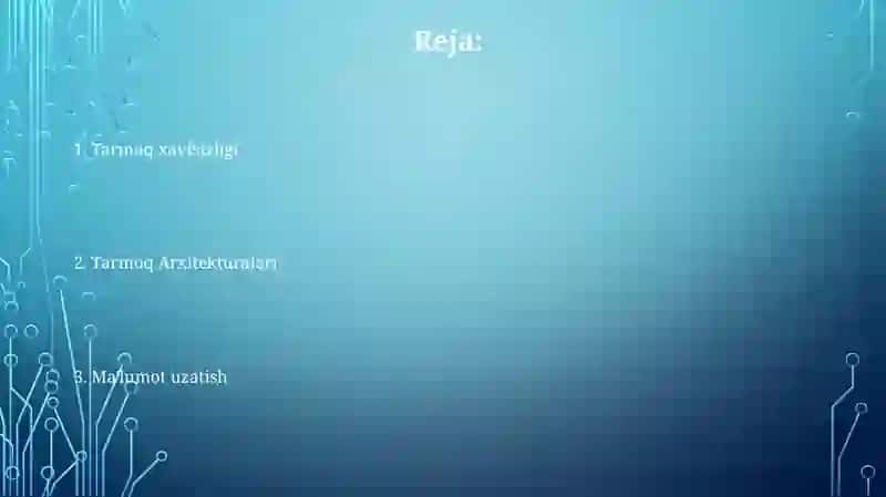Kompyuter tarmoqlari asoslari 2