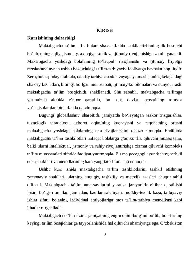 MAKTABGACHA TA LIM TASHKILOTLARIDA TARBIYACHILARNING PEDAGOGIK FAOLIYATLARINI KUZATISH MEZONLARI 2