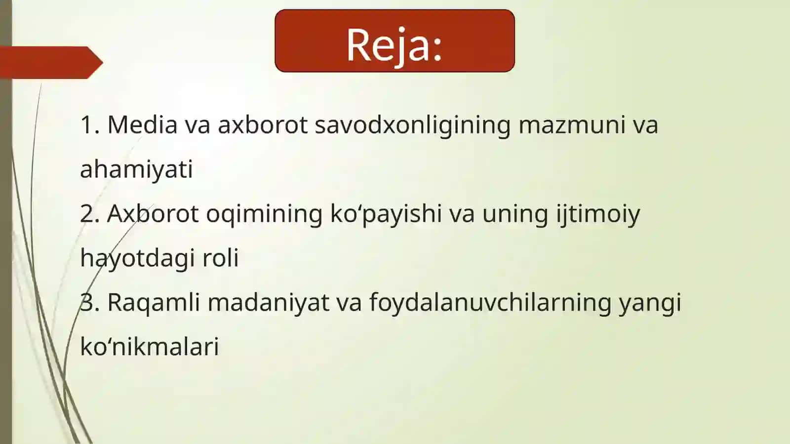 Media va axborot savodxonligi – raqamlashuv davrining asosiy talabi 2