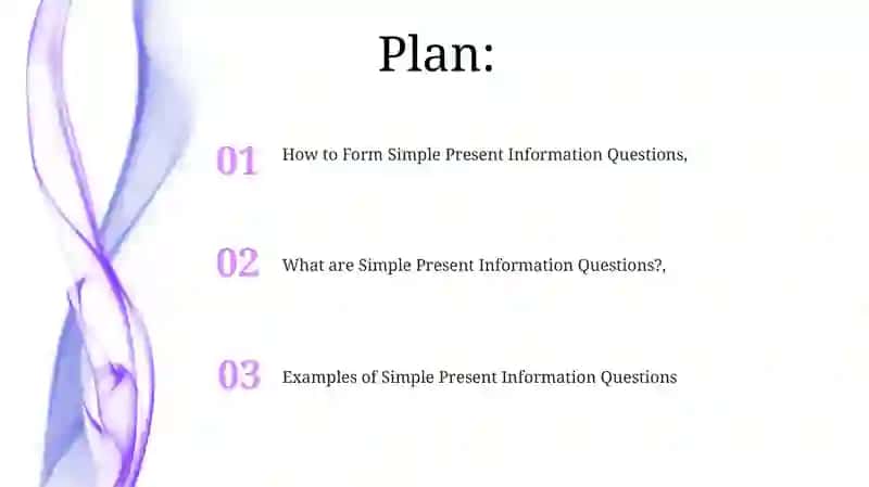 Simple present information questions 2