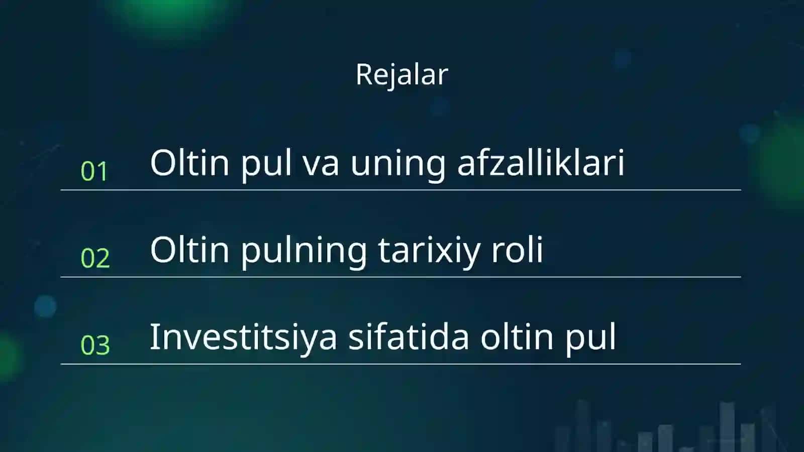 Oltin pul sifatida 2
