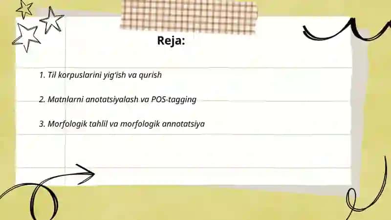 Til korpuslarini yigʻish va qurish 2
