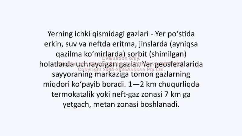 Yer po'stida neft va gazli to'plamlarning tarqalganligi 2
