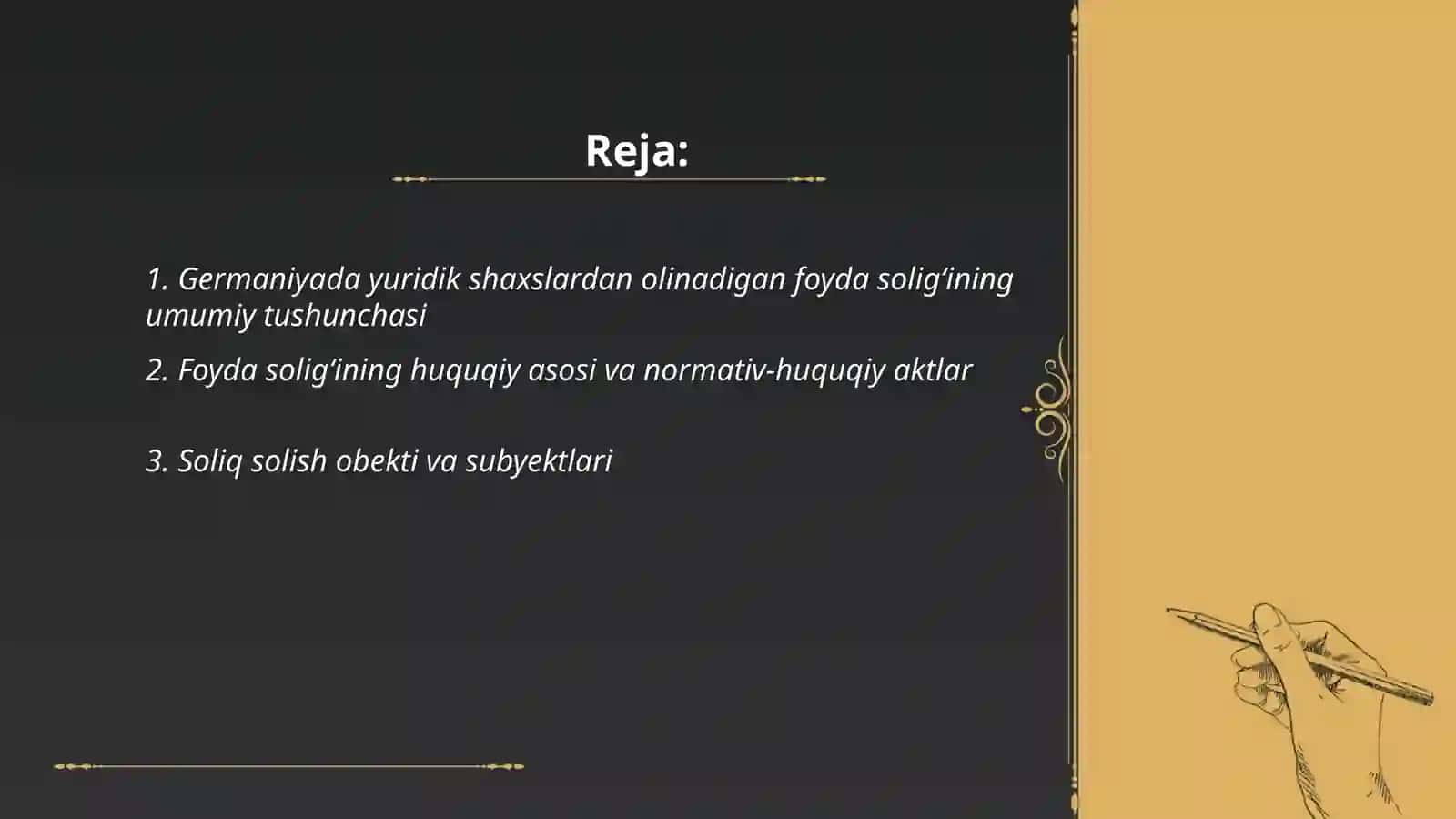 Germaniyada yuridik shaxslardan olinadigan foyda solig‘i haqida batafsil malumot 2