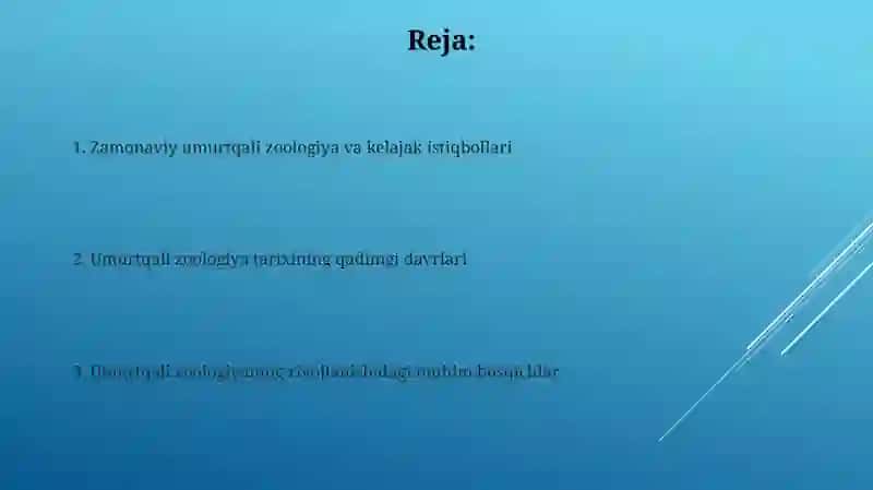 Umurtqalilar Zoologiyasi fanning rivojlanish tarixi 2