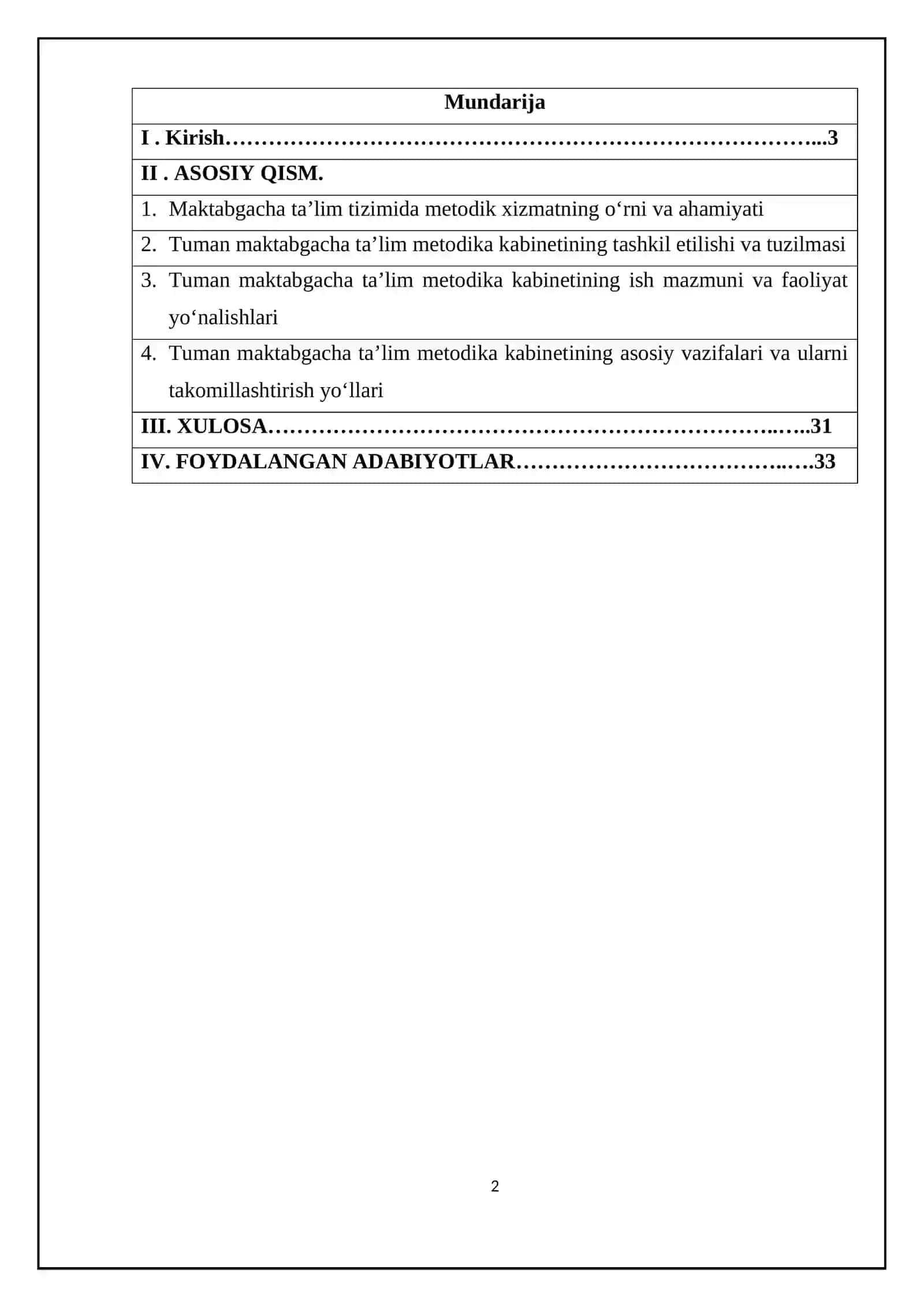 Tuman maktabgacha talim metodikasi kaninetining ishmazmuni va vazifasi 2