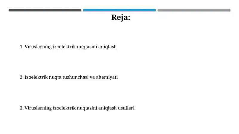 Viruslarning izoelektrik nuqtasini aniqlash 2