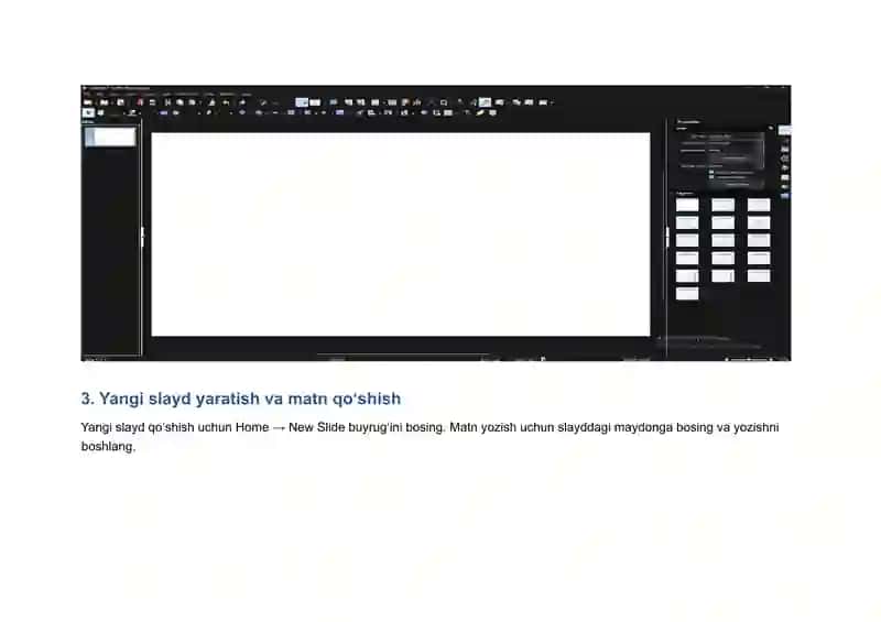 PowerPoint asosiy qoʻllanma 2