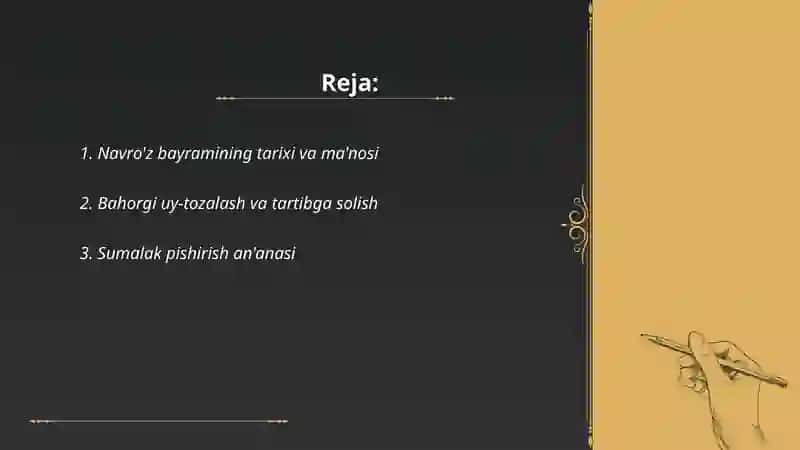 Navro'z bayramini otkazish an'analari 2