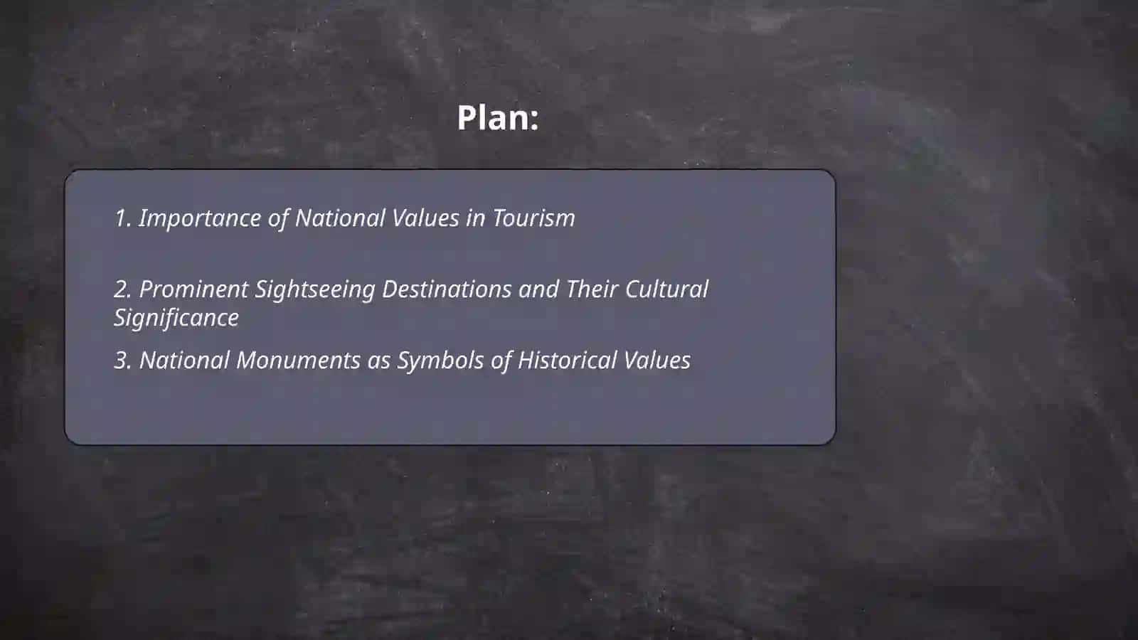 National Values in Tourism 2