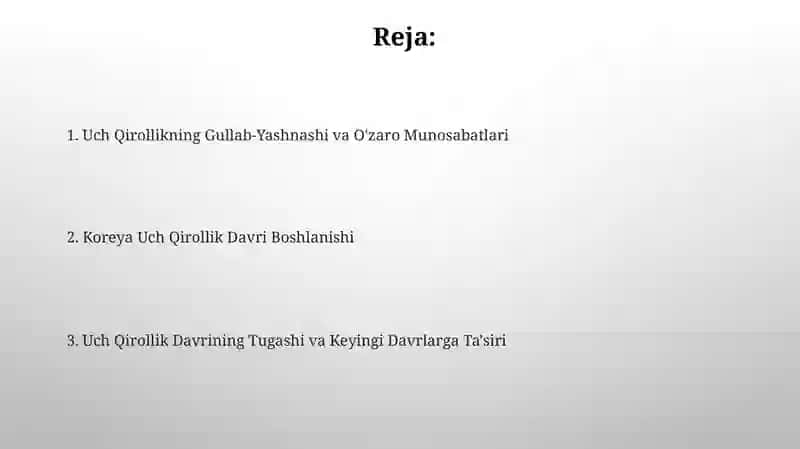 Uch Qirollik Davri Koreyada 2