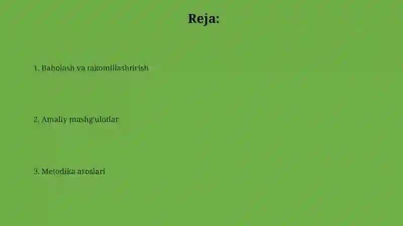 100 ichida nomanfiy butun sonlar ustida arifmetik amallarnioʻrgatishmetodikasi 2