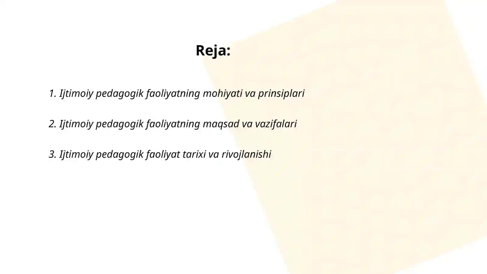 Ijtimoiy pedagogik faoliyat 2