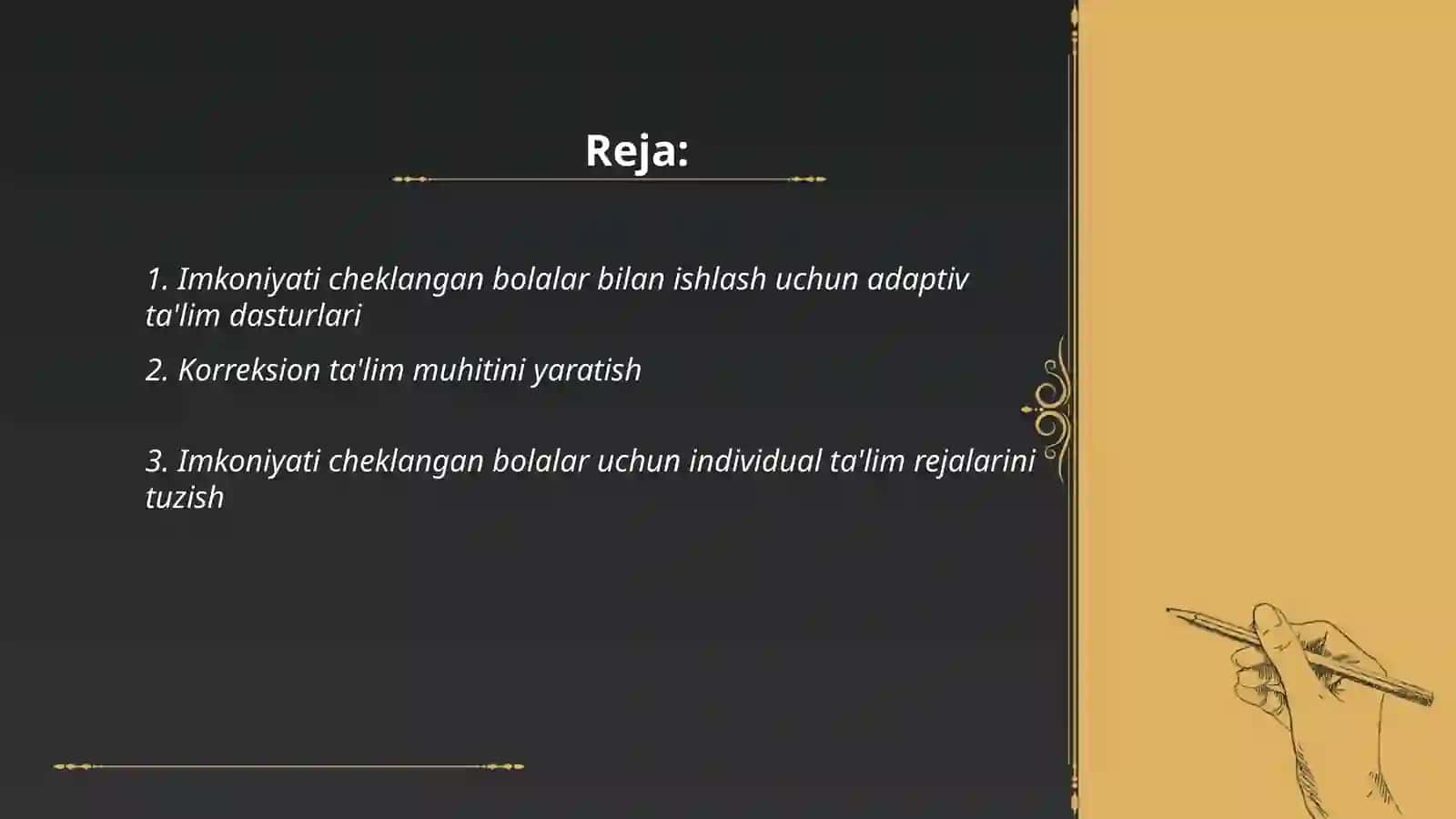 Inklyuziv ta'lim tizimi va korreksion-pedagogik ishlar 2