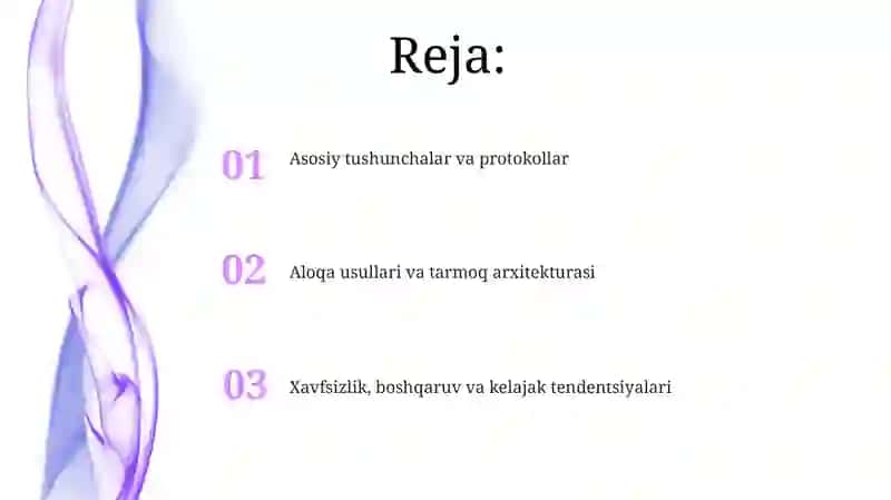 Kompyuterlararo aloqalarni tashkil etish yoʻllari 2