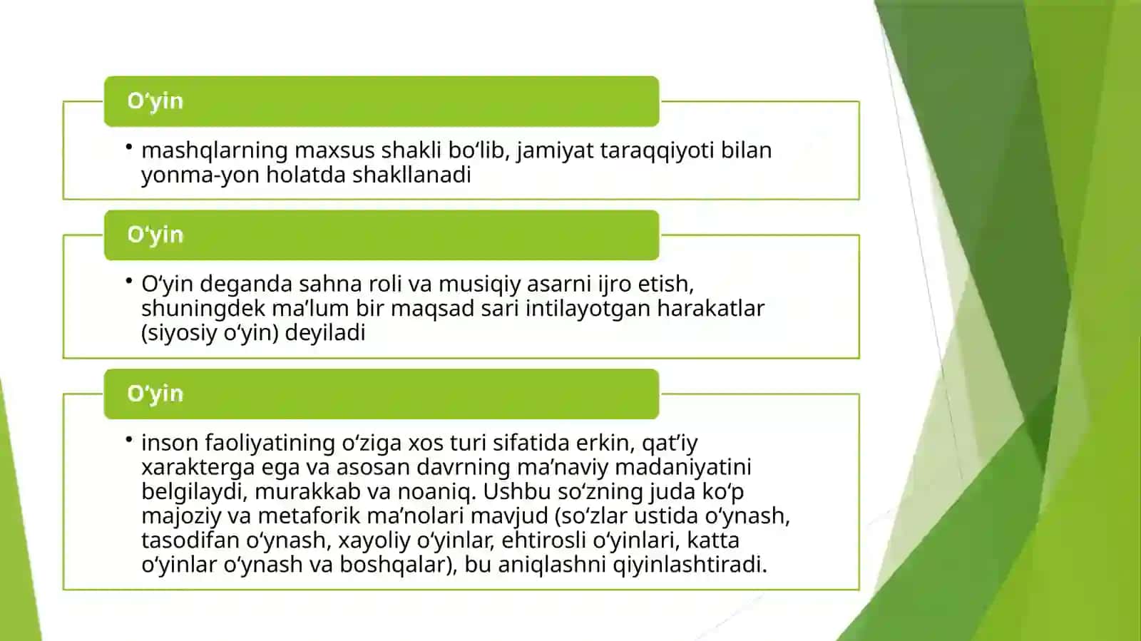 Harakatli o‘yinlarning qisqacha tarixi, turkumlari va pedagogik ahamiyati 2