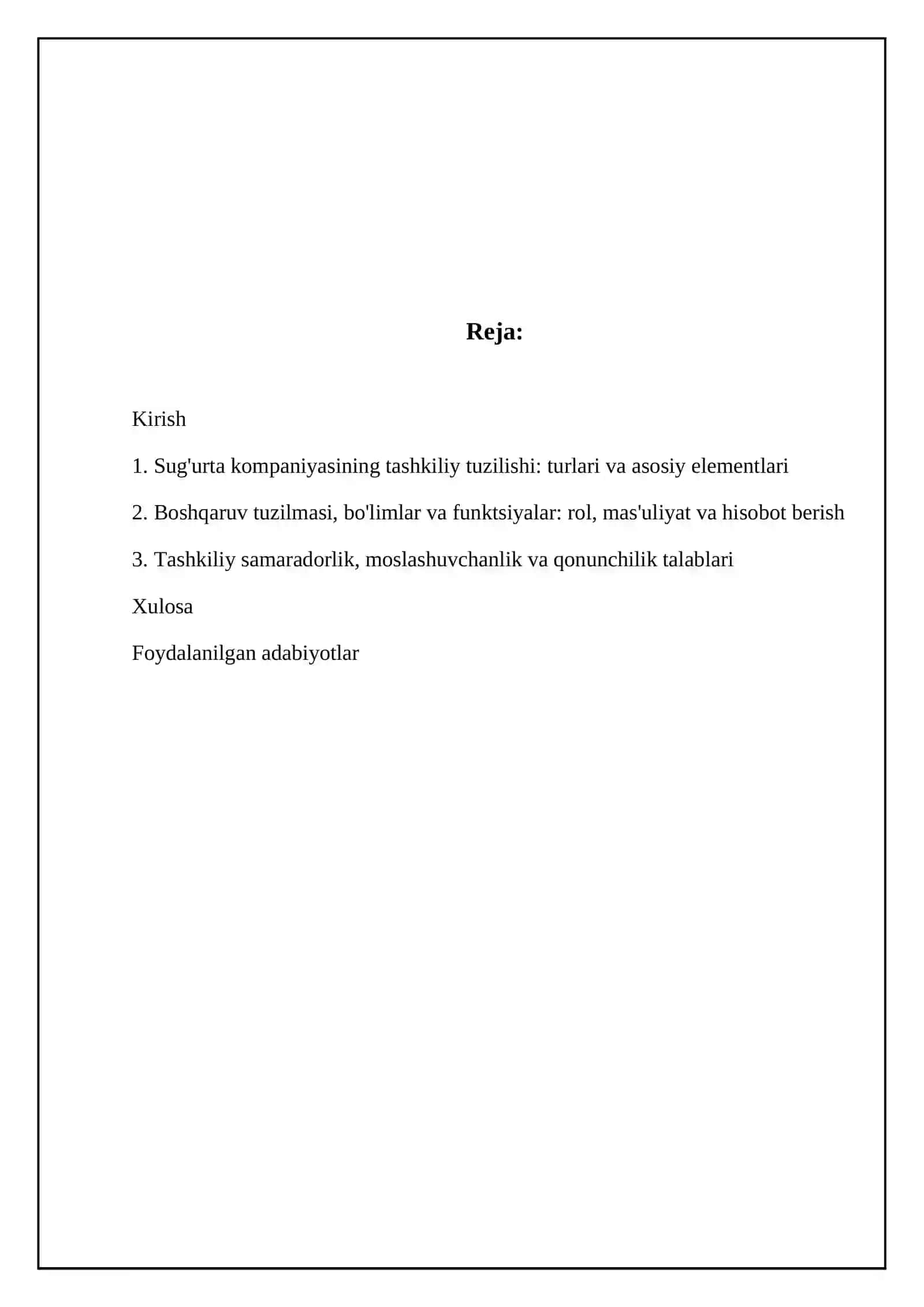 Sug'urta kompaniyasining tashkiliy tuzilishi: turlari va asosiy elementlari 2