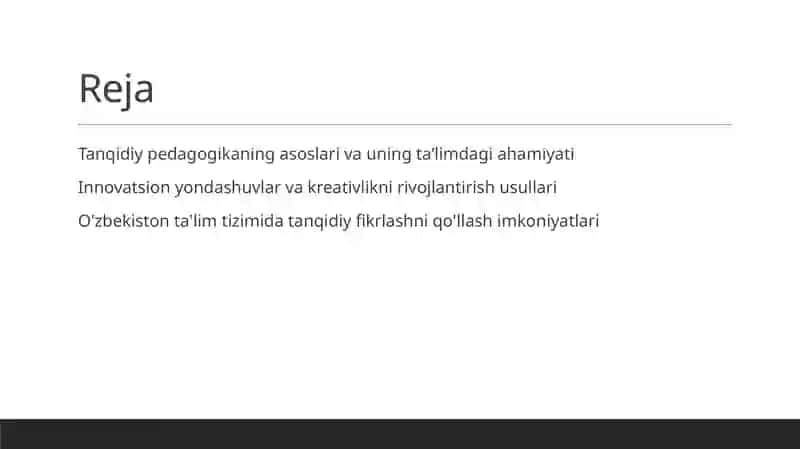 Tanqidiy pedagogika va ta'limdagi kreativyon 2