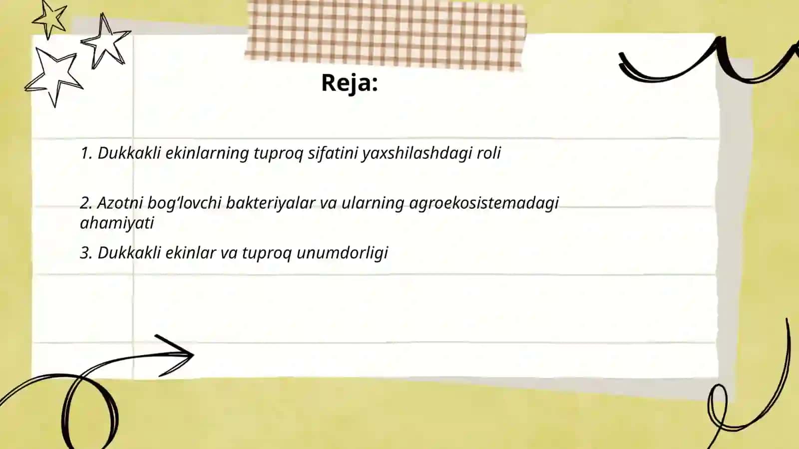 Dukkakli - don ekinlarining ekologik ahamiyatii 2