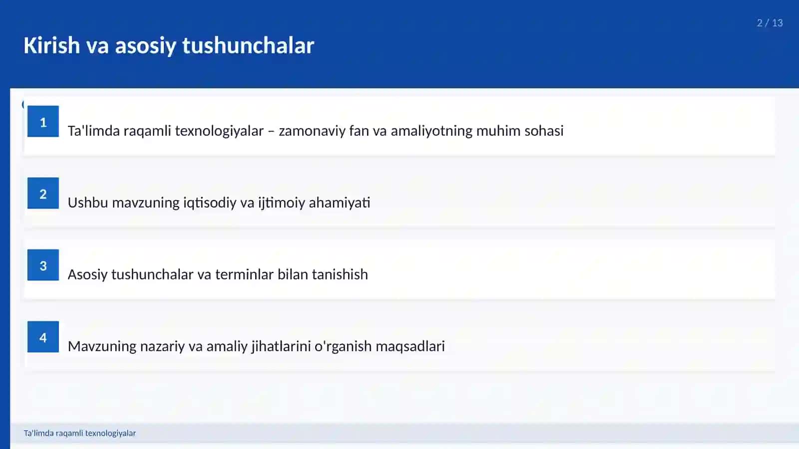 Ta'limda raqamli texnologiyalar 2