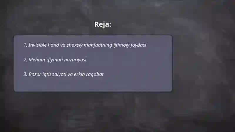 Adam Smith talimotlari 2