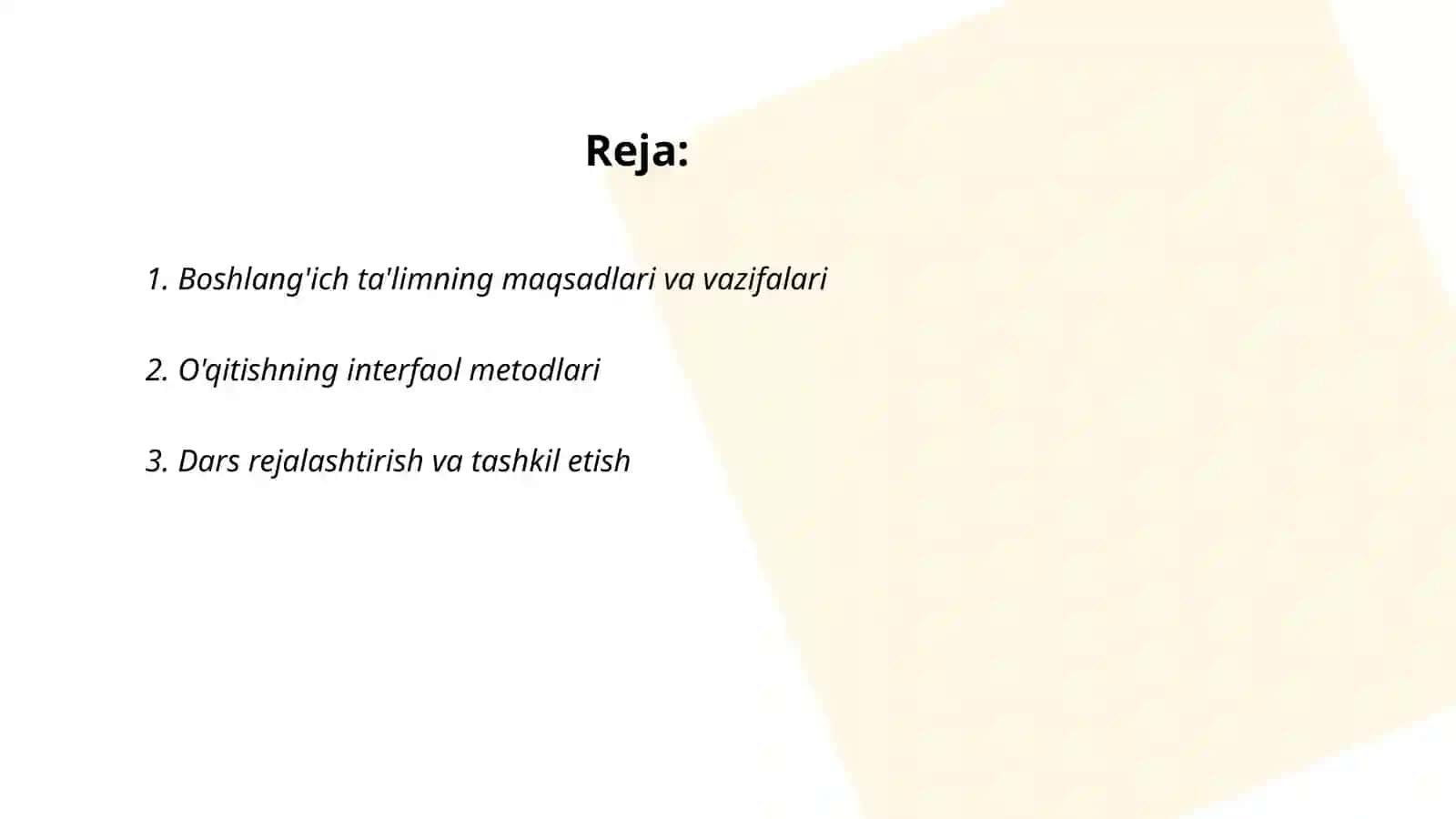 Boshlang'ich ta'lim metodlari 2