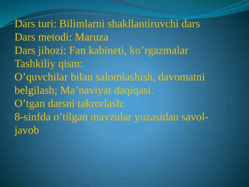 Modda tuzilishing Molekular-Kinetik nazariyasi 2