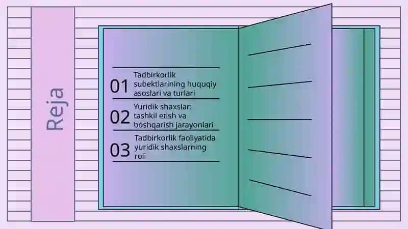 Yuridik shaxs sifatida tashkil etilgan tadbirkorlik subektlari 2